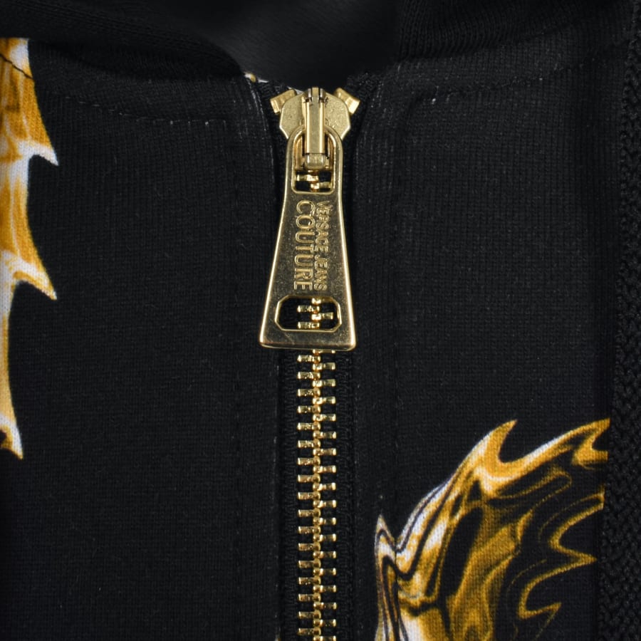 Versace Jeans Couture Baroque Hoodie Black